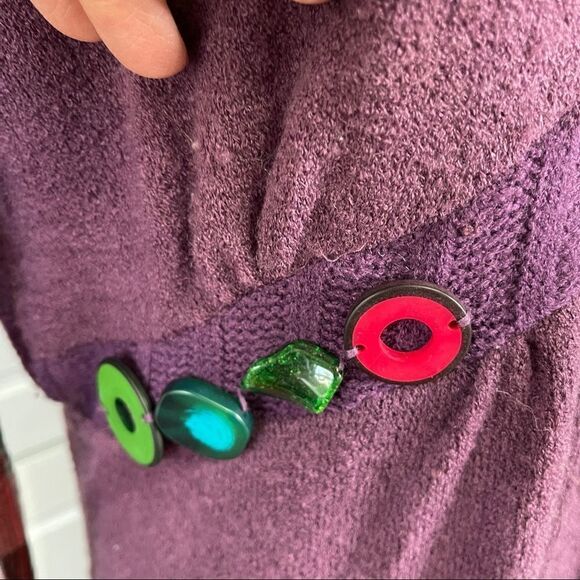 Bohemian Style “mixed” texture sweater dress - Picture 3 of 11